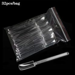 32PCS per PACK Clear Nail Art Salon Color Display Stand Sticks-5