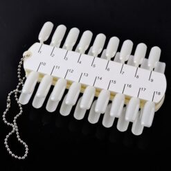 36 Tips Nail Art Gel Polish Color Display Chart With Necklace Chain-3