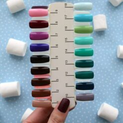 36 Tips Nail Art Gel Polish Color Display Chart With Necklace Chain-6