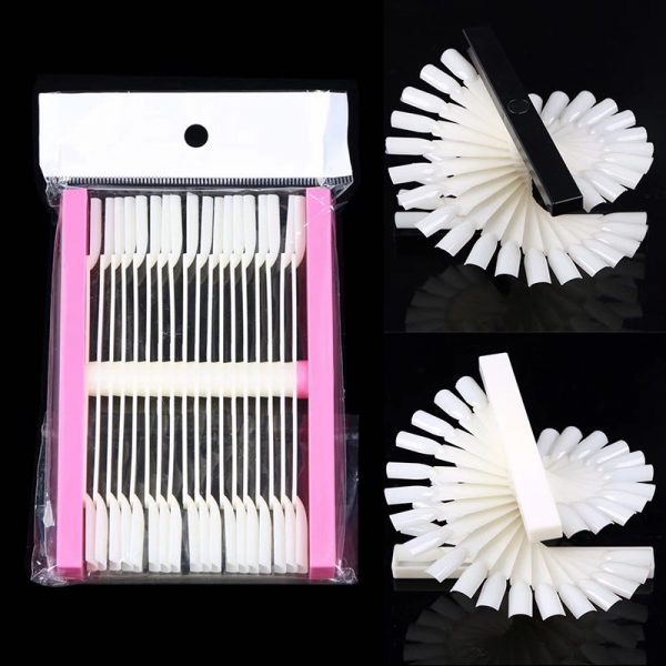36Tips Spiral Style Nail Art Gel Polish Color Display Sticks-2