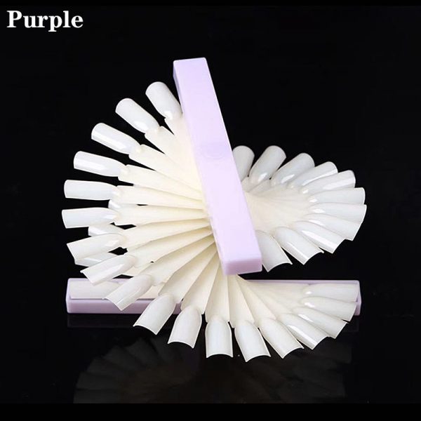 36Tips Spiral Style Nail Art Gel Polish Color Display Sticks-5