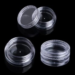 Hũ nhựa trong suốt 3ml đựng đồ trang điểm nghệ thuật làm móng, mỹ phẩm, kim tuyến