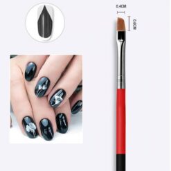 3PCS Tiny Acrylic UV GEL Nail Art Design Brush Set -3