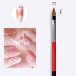 3PCS Tiny Acrylic UV GEL Nail Art Design Brush Set -4