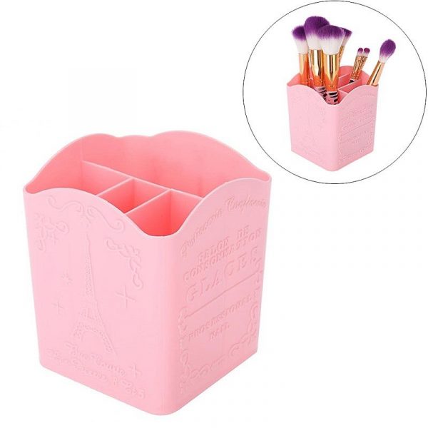 4 Cells Nail Tools Storage Box Organizer Nail Art Brush Display Shelf holder