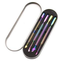 4 Different Types Rainbow Color Dead Skin Cuticler Pusher In Box