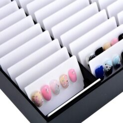 44 Grids Nail Gel Polish Color Display Tips Storage Box-2