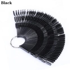 50 Branches 3 Knots Total 150 Tips Fan Shaped Nail Art Color Display Set-10