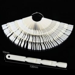 50 Branches 3 Knots Total 150 Tips Fan Shaped Nail Art Color Display Set-2