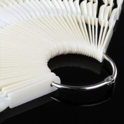 50 Branches 3 Knots Total 150 Tips Fan Shaped Nail Art Color Display Set-3