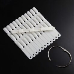 50 Branches 3 Knots Total 150 Tips Fan Shaped Nail Art Color Display Set-5