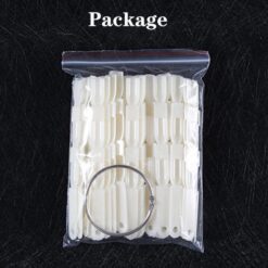 50 Branches 3 Knots Total 150 Tips Fan Shaped Nail Art Color Display Set-7