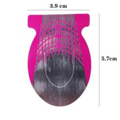 500pcs Fish Shape Nail Art Tips Extension Forms Guide-4