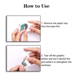 500pcs Fish Shape Nail Art Tips Extension Forms Guide-7