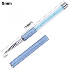 5mm of Nail Liner Brush With Pearl Inside Acrylic Handle and Cap
