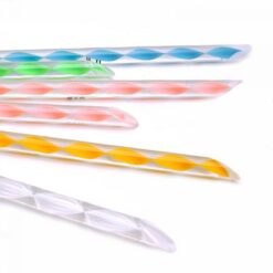 5PCS 2-Ways Acrylic Nail Art Brushes With Acrylic Cuticle Pusher End-4