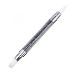 5PCS Double Heads Nail Art Silicone Sculpture Pen With Rhinestone Acrylic Handle-6
