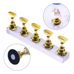Bộ 5 dụng cụ tập làm móng bằng hợp kim kiểu cờ vua từ tính có đế Acrylic