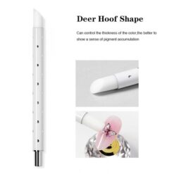 5PCS Nail Art Emboss Carving Soft Silicone Pen Set-8