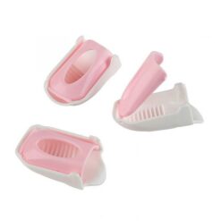 5Pcs Plastic Nail Art Soak Off Finger Cap Clip UV Gel Polish Remover Wrap Tools-3