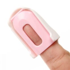 5Pcs Plastic Nail Art Soak Off Finger Cap Clip UV Gel Polish Remover Wrap Tools-6