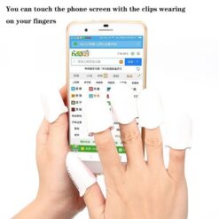 5Pcs Plastic Nail Art Soak Off Finger Cap Clip UV Gel Polish Remover Wrap Tools-8