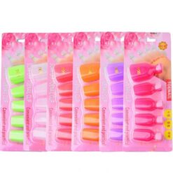 5pcs Plastic Nail Art Toe Soaker Off Clip UV Gel Polish Remover Clips-7
