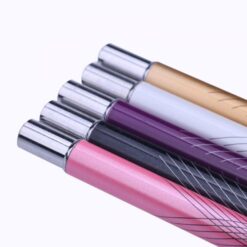 5PCS Soft Silicone Nail Art design Carving Craft Pen Brush Kit-12