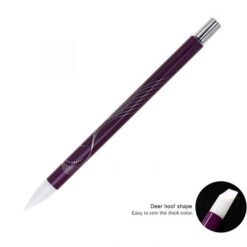 5PCS Soft Silicone Nail Art design Carving Craft Pen Brush Kit-6