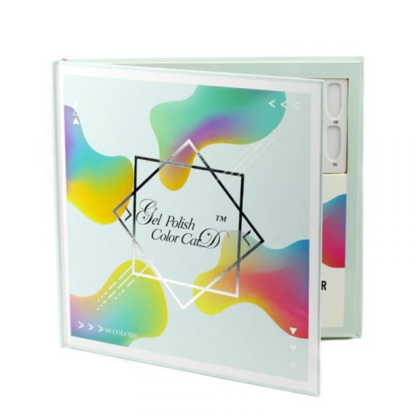 60 And 80 Colors Various Designs Of Nail Gel Polish Display Card Book Color Board-2