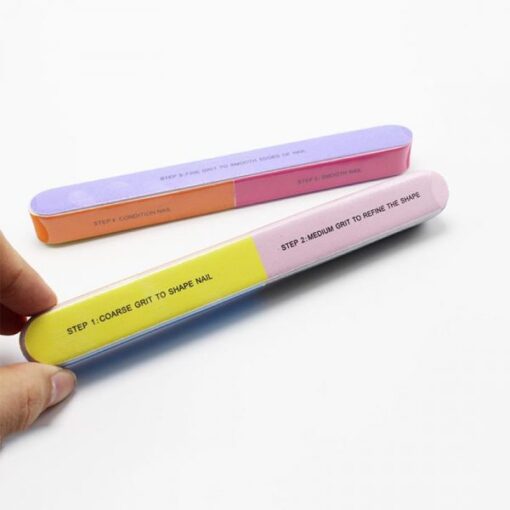 7 Steps Nail Shiner Buffer Polishing Block Sanding Files-1