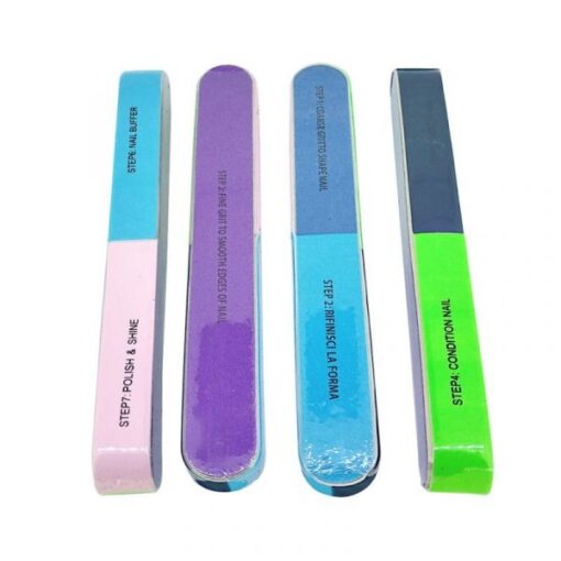 7 Steps Nail Shiner Buffer Polishing Block Sanding Files-2