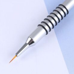 8 circles on the nail brush handle