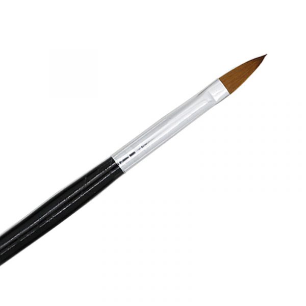 Acrylic Nail Brush With Black Wooden Handle