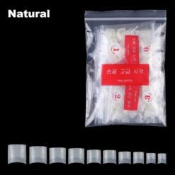 Artificial Long French Edge Nail tips In natural color