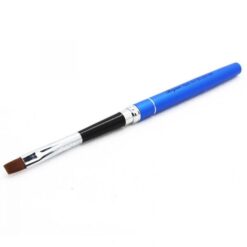 Blue Color of Colored Metal Handle UV Gel Nail Brush