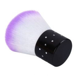 Crystal Embedded Handle Soft Nail Art Dust Brush Make Up Foundation Brush-1