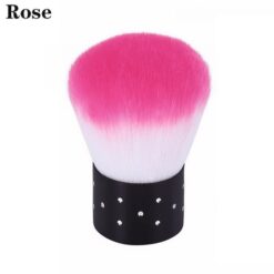 Crystal Embedded Handle Soft Nail Art Dust Brush Make Up Foundation Brush-13
