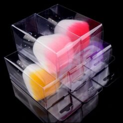 Crystal Embedded Handle Soft Nail Art Dust Brush Make Up Foundation Brush-7