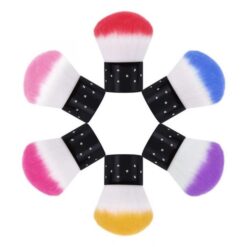 Crystal Embedded Handle Soft Nail Art Dust Brush Make Up Foundation Brush-8