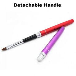 Detachable handle of Colored Metal Handle UV Gel Nail Brush