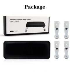 Detachable Leather Manicure Cushion Pillow With 4 Brackets-10