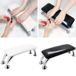 Detachable Leather Manicure Cushion Pillow With 4 Brackets-3