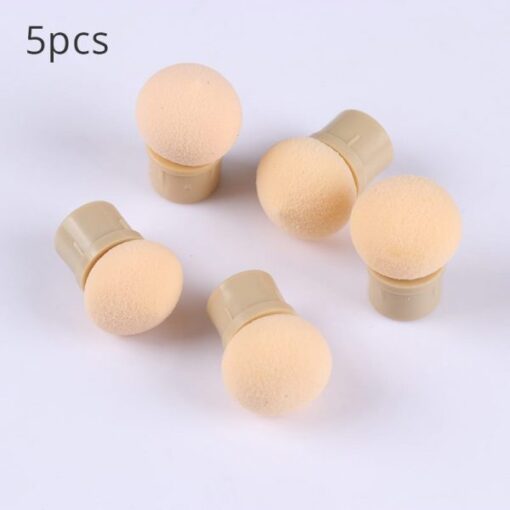 Detail of 5pcs Reusable Gradient Nail Art Decor Brush Replaceable Sponge Heads-6