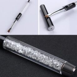 Detail of 8 Types Crystal Acrylic Handle Nail Art Brush One Stroke Flower Painting Petal Brush-2