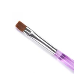 detail of Gel Nail Brush With Spray Design Handle