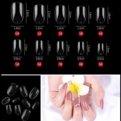 detail of Round Shape Full Cover Nail Tips_1