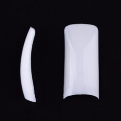 detail of Square French Nail Tips