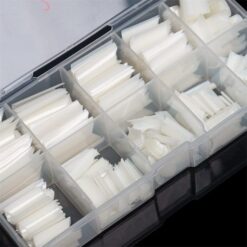 details of C Curve Well-less French Nail tips With Box-3