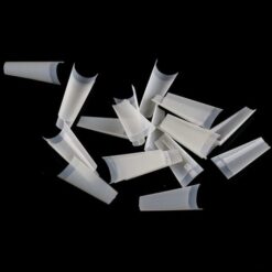 details of Flat Head Coffin French Nail Tips